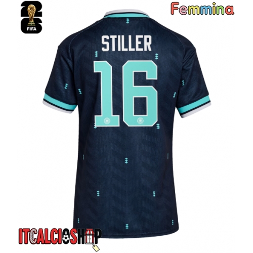 Germania Angelo Stiller #16 Seconda Maglia Femmina Mondiali 2026 Manica Corta